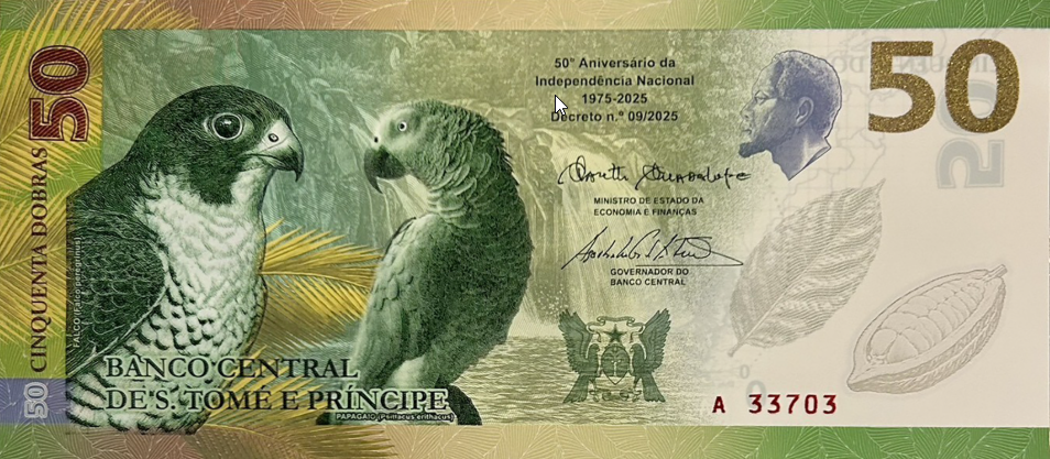 PN82 Sao Tome e Principe - 50 Dobras (2025 Comm)